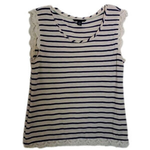 Tommy Hilfiger Women's Sleeveless Striped Top Size Medium